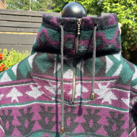 Fibres Vintage Quarter-Zip Sweater - Picture 5 of 5